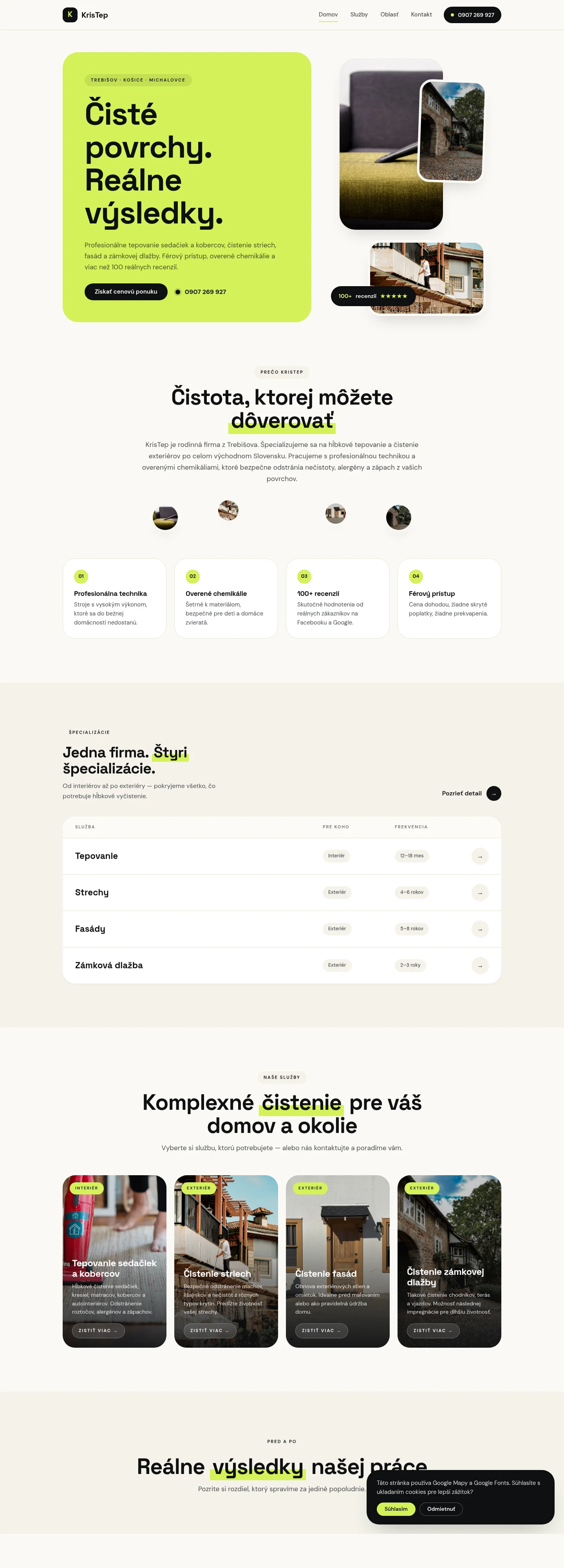 KrisTep — Conversion-Focused Local Service Landing Page gallery 3