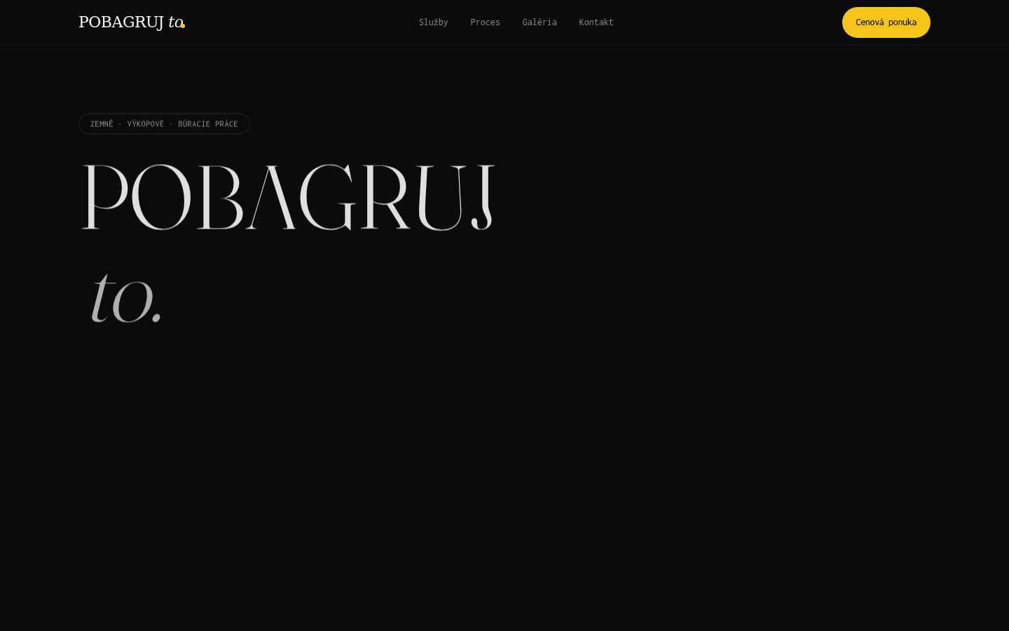 Pobagruj to — From Dated Website to Premium Construction Brand