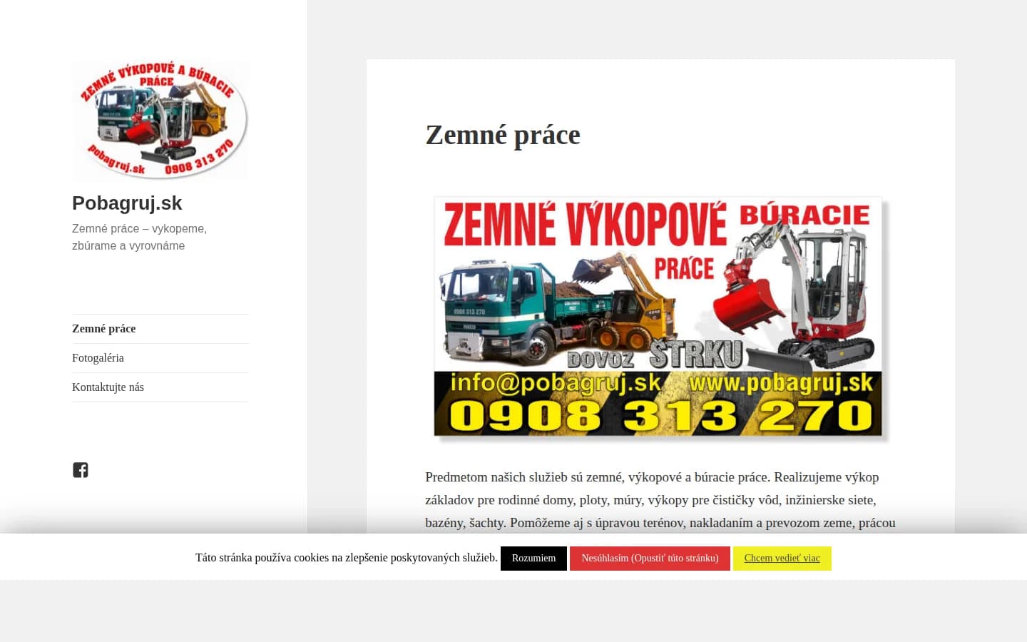 Pobagruj to — Premium Construction Brand Landing Page gallery 1